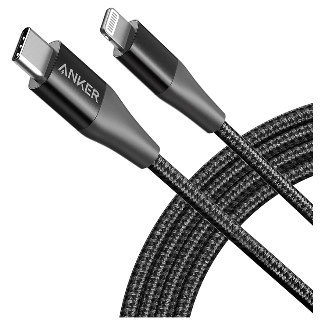كابل Anker PowerLine+ II USB-C إلى Lightning (6 أقدام)