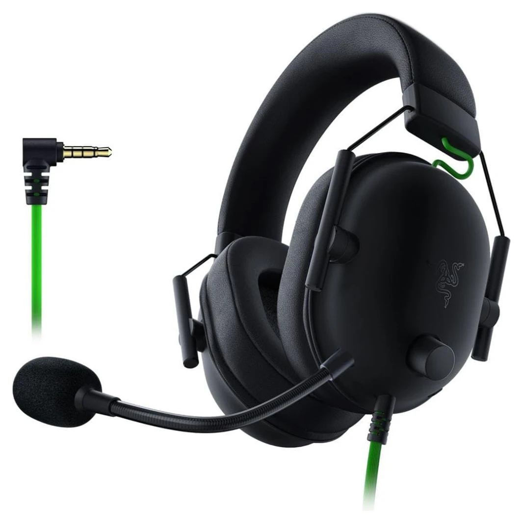 سماعة الألعاب Razer BlackShark V2 X - صوت محيطي 7.1 مع خاصية إلغاء الضوضاء