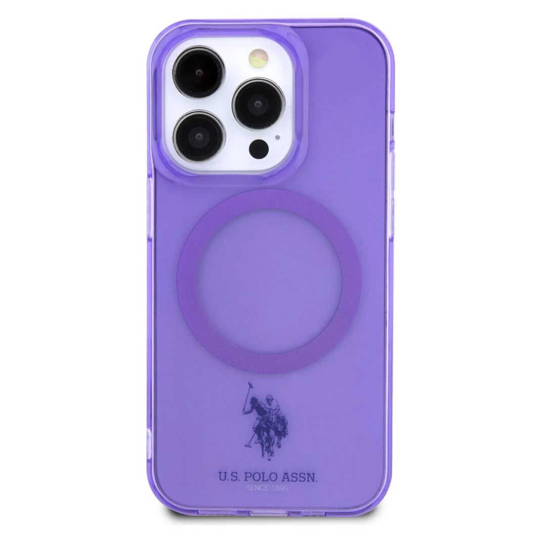 جراب U.S. Polo MagSafe الصلب لهاتف iPhone 14 Pro وiPhone 14 Pro Max