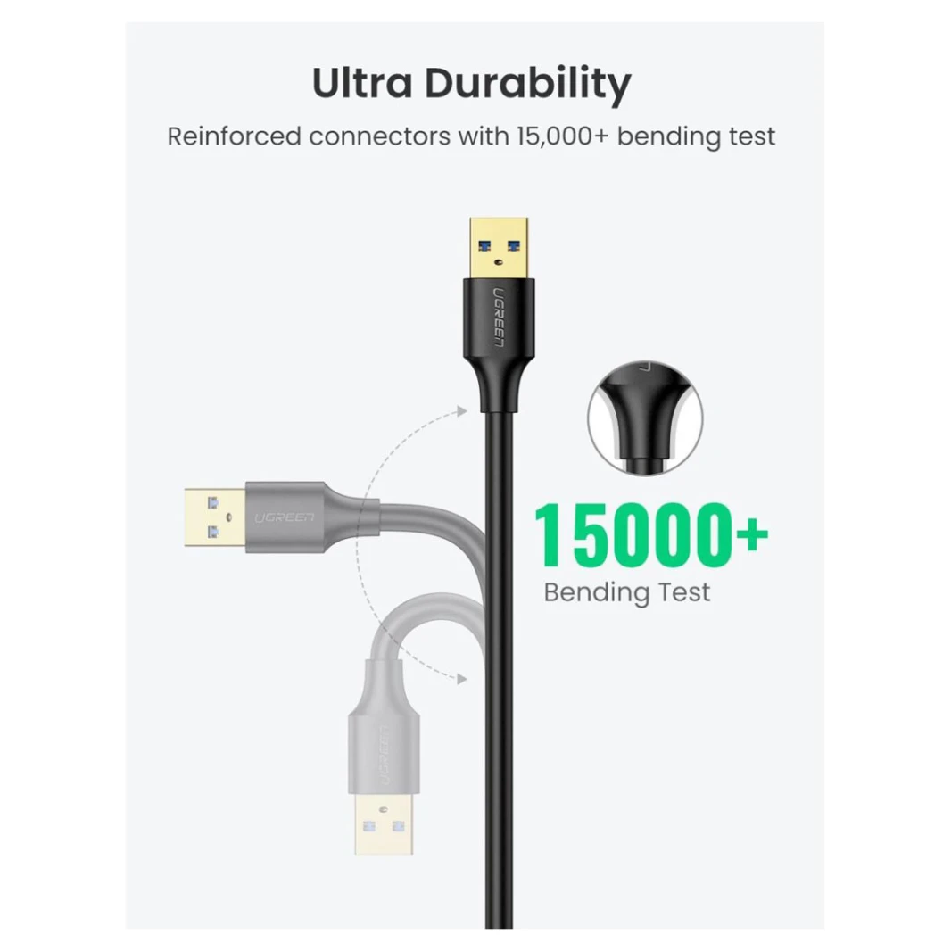 كابل تمديد مكرر USB 3.0 من UGREEN US129 - 3 متر - كابل تمديد مكرر USB 3.0 للوصول الموسع