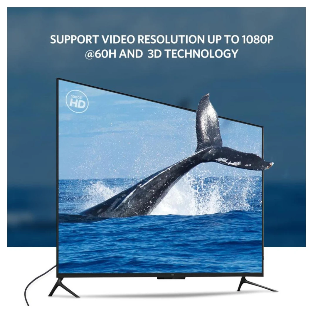 كابل مسطح من UGREEN DVI-D 24+1 إلى VGA (MM108) - اتصال DVI إلى VGA بتصميم مسطح
