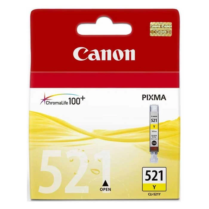 Canon CLI-521Y Yellow Original Ink Cartridge (2936B001AA)