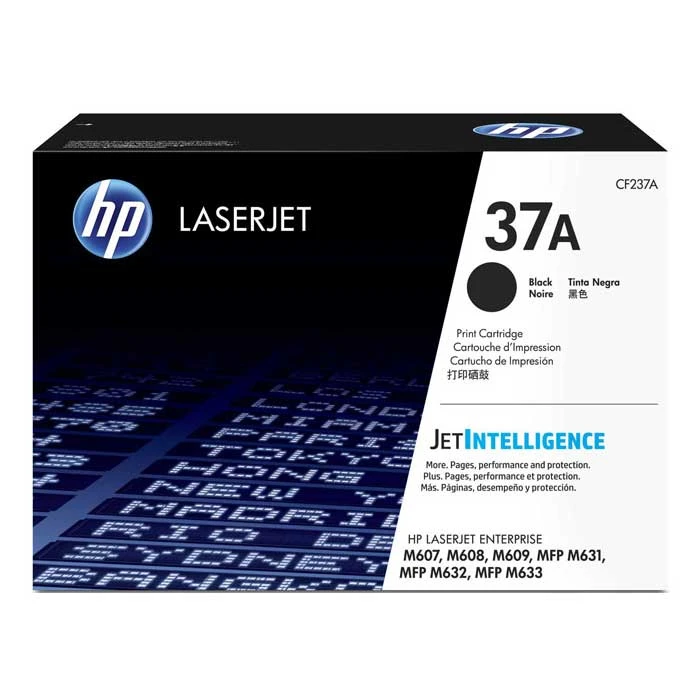 خرطوشة حبر HP 37A الأصلية باللون الأسود (CF237A)