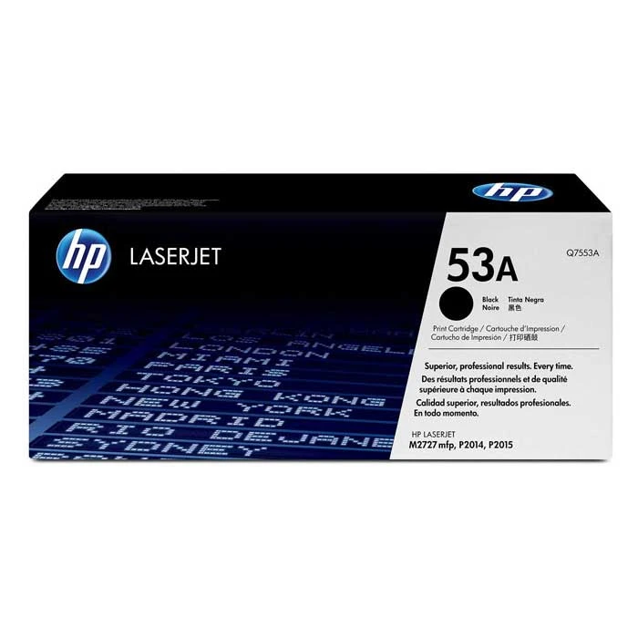 خرطوشة حبر HP 53A الأصلية باللون الأسود (Q7553A)
