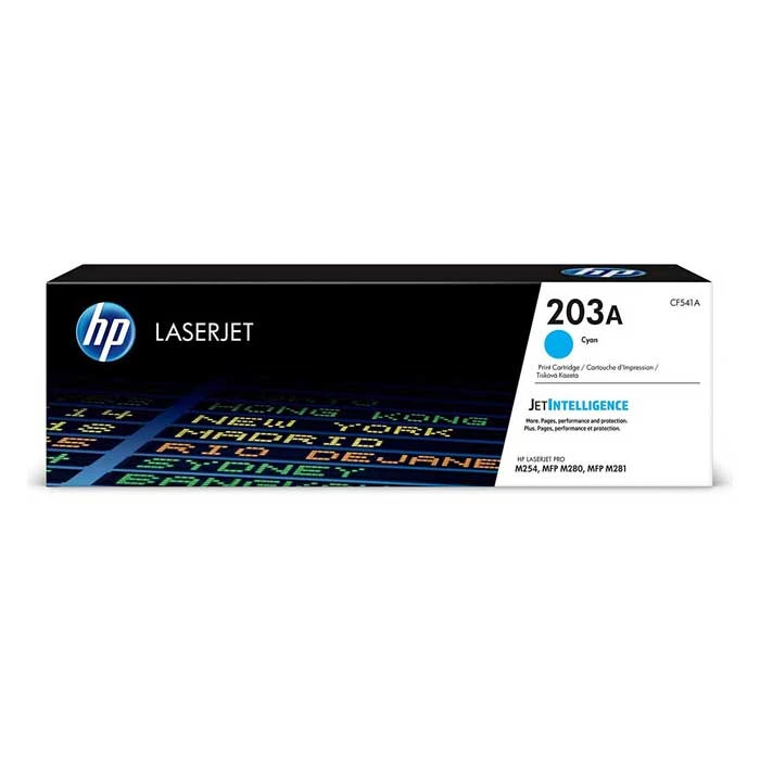 خرطوشة حبر HP 203A الأصلية باللون السماوي (CF541A)