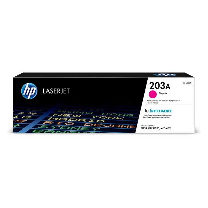 خرطوشة حبر HP 203A الأصلية ذات اللون الأرجواني (CF543A)