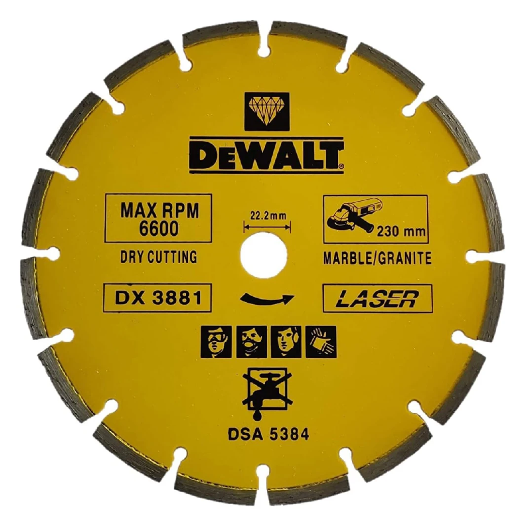 DEWALT INDUSTRIAL GRADE DIAMMOND WHEEL GRANITE DX3881