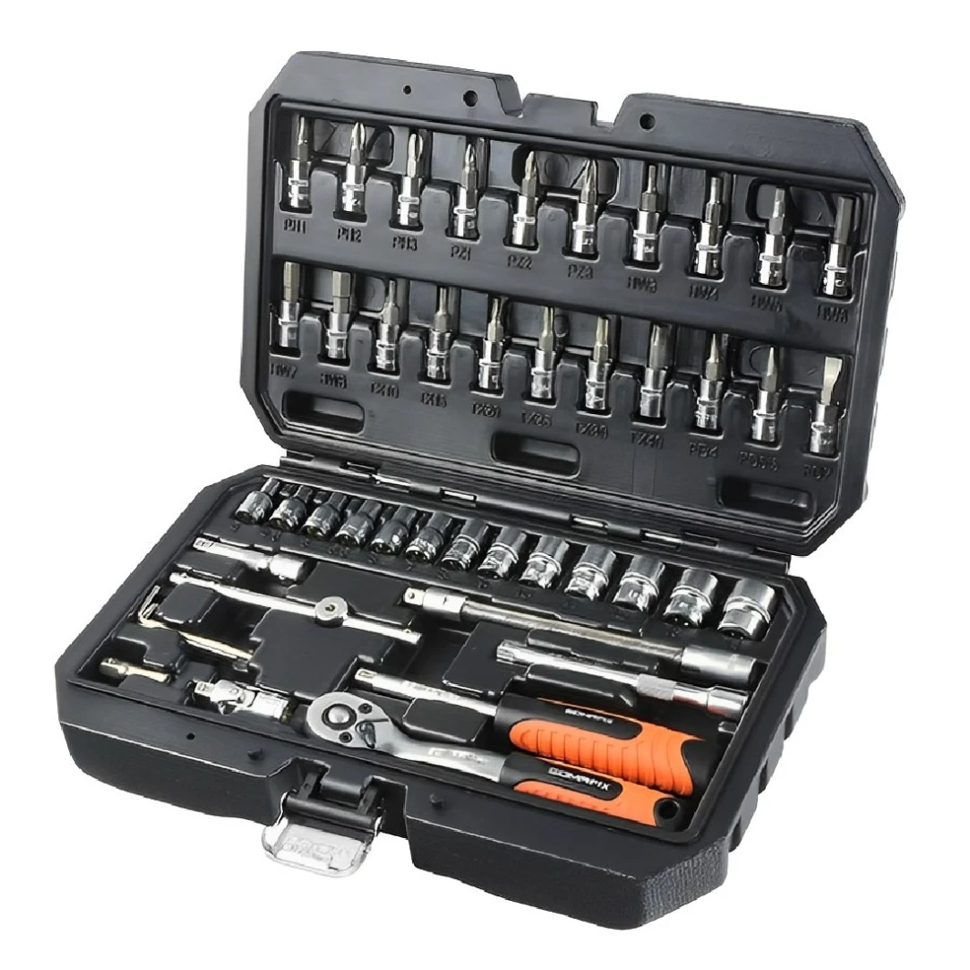 مجموعة مقابس SOMAFIX SFX1107 مقاس 1/4 بوصة مكونة من 46 قطعة
