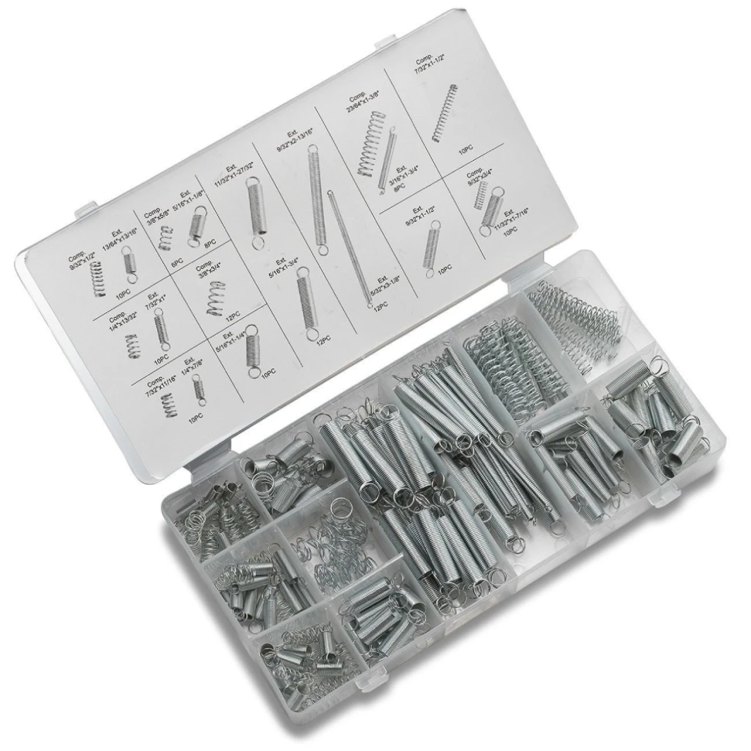 FD-6006 EXTENSION & COMPRESSION SPRINGS ASSORTMENT 200PC