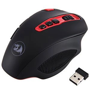 Redragon M688 Shark 2.4GHz Wireless Gaming Mouse / 7200 DPI / Optical Sensor / 9 buttons / Adjustable 6 levels DPI: 500, 1000, 2000, 3000, 4000, 7200