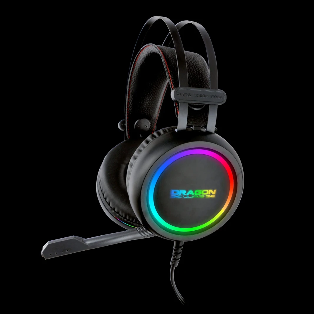 سماعة رأس للألعاب بتأثير إضاءة RGB من DRAGONWAR G-HS-012 SURVEY