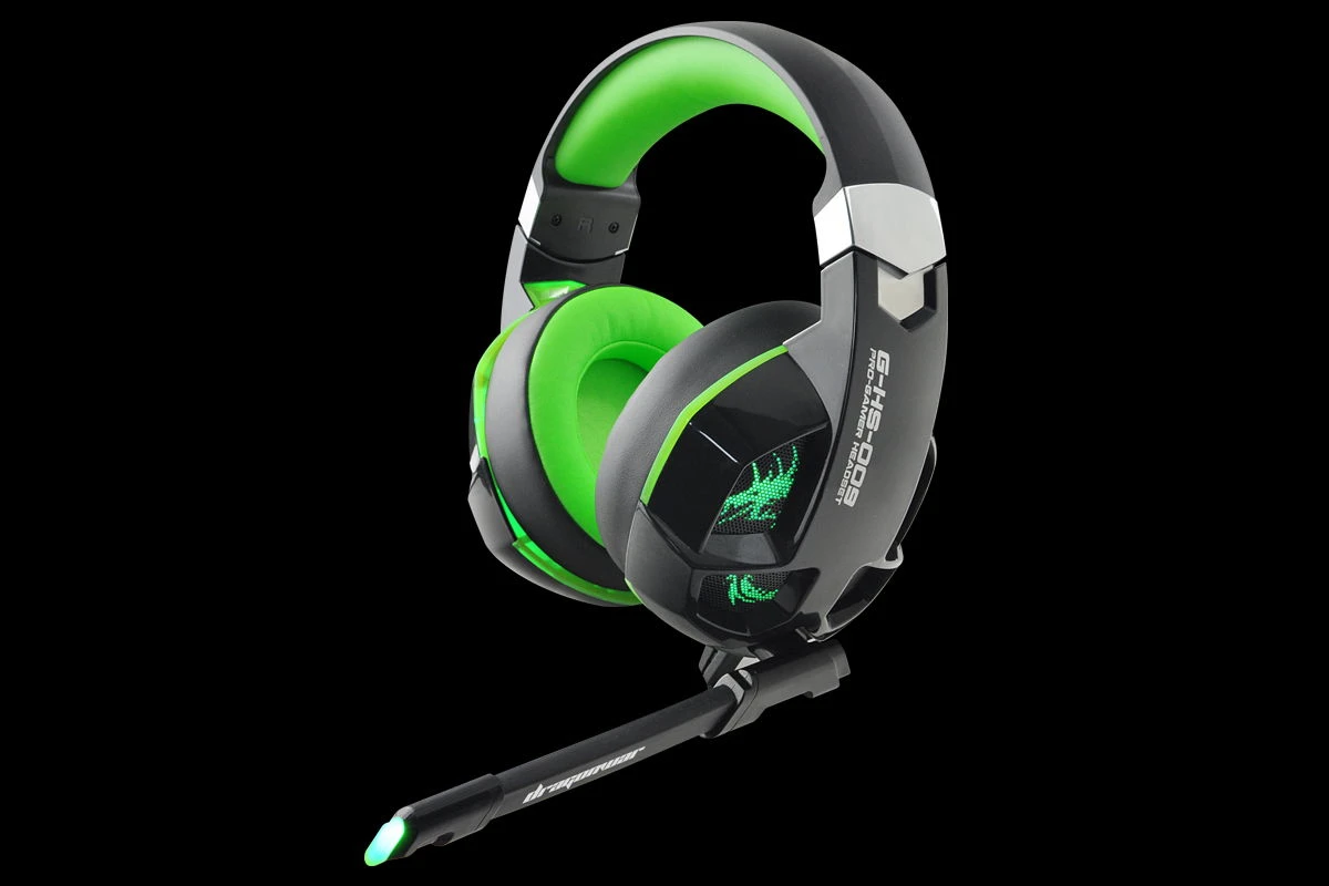 سماعة رأس DRAGONWAR G-HS-009 REVAN LED للألعاب