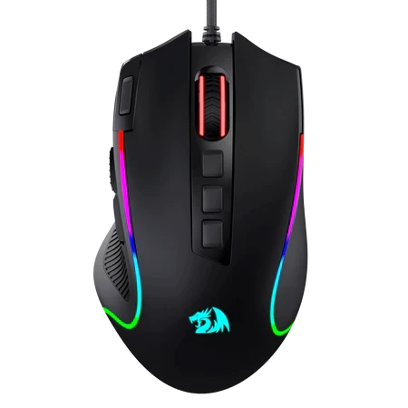 Redragon M612 Predator RGB Gaming Mouse, 8000 DPI Wired Optical Gamer Mouse with 11 Programmable Buttons & 5 Backlit Modes, Software Supports DIY Keybinds Rapid Fire Button
