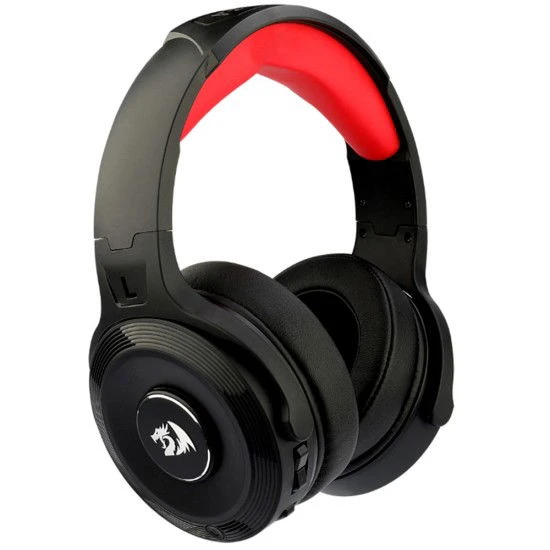 سماعة رأس REDRAGON H818 PELOPS PRO 7.1 SURROUND SOUND 2.4G لاسلكية مع جهاز إرسال للألعاب - أسود