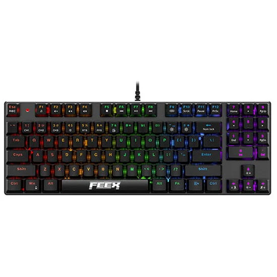 لوحة مفاتيح الألعاب الميكانيكية FEEX PRO K1 - BLUE SWITCH