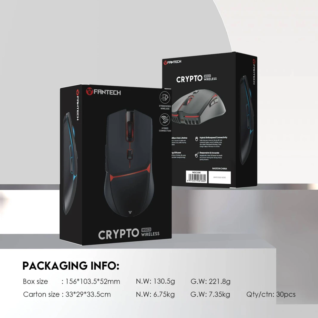 ماوس الألعاب Fantech Crypto WGC3