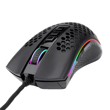Redragon M808 Storm Lightweight RGB Gaming Mouse, 85g Ultralight Honeycomb Shell