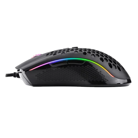 Redragon M808 Storm Lightweight RGB Gaming Mouse, 85g Ultralight Honeycomb Shell