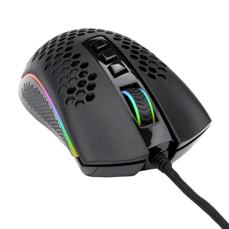 Redragon M808 Storm Lightweight RGB Gaming Mouse, 85g Ultralight Honeycomb Shell