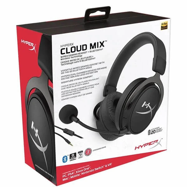 سماعة الألعاب السلكية HyperX CLOUD MIX + تقنية البلوتوث اللاسلكية