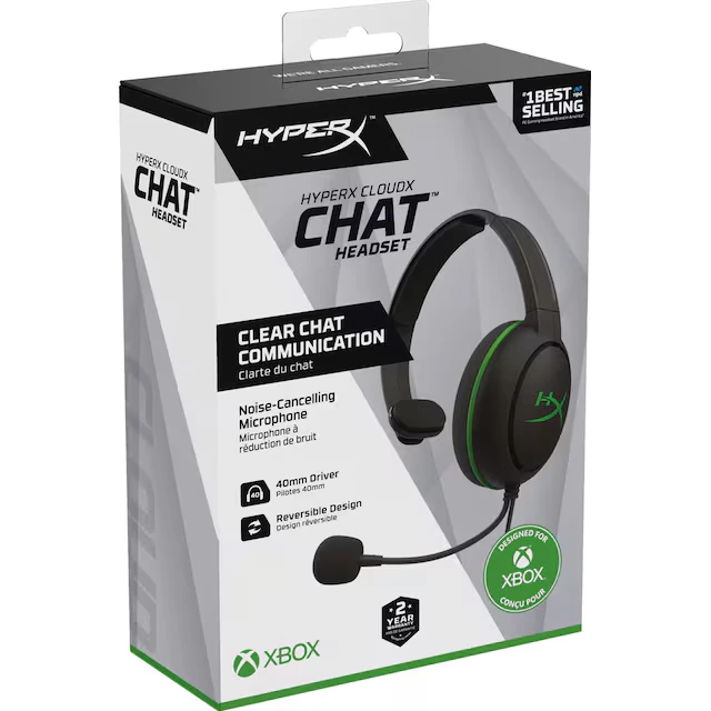CloudX Chat Headset for Xbox – One Ear Cup, Reversible Design
