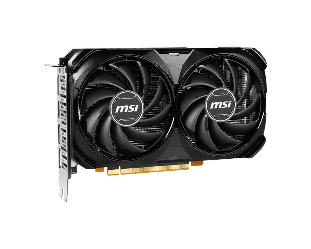 MSI Gaming GeForce RTX 4060 8GB GDRR6 Extreme Clock: 2505 MHz 128-Bit HDMI/DP Nvlink TORX Fan 4.0 Ada Lovelace Architecture Graphics Card (RTX 4060 Ventus 2X Black 8G OC)