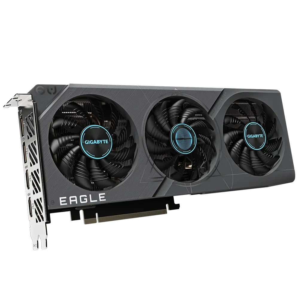 Gigabyte Geforce RTX 4060 Ti Eagle OC 8G (Rev. 1.0) ، 3x Windforce Fans ، DLSS 3.0 ، Ray Tracing ، 8GB 128bit 288GB/ S GDDR6 ، PCI-E 4.0 ، HDMI 2.1A/ DP1.4A