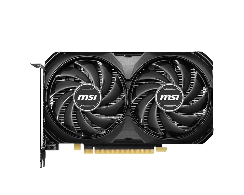 MSI Geforce RTX 4060 TI Ventus 2x Black 8G OC ، مروحة مزدوجة ، DLSS 3.0 ، تتبع الأشعة ، 8GB 128bAT 288GB/ S GDDR6 ، PCI-E 4.0 ، HDMI 2.1A/ DP1.4A