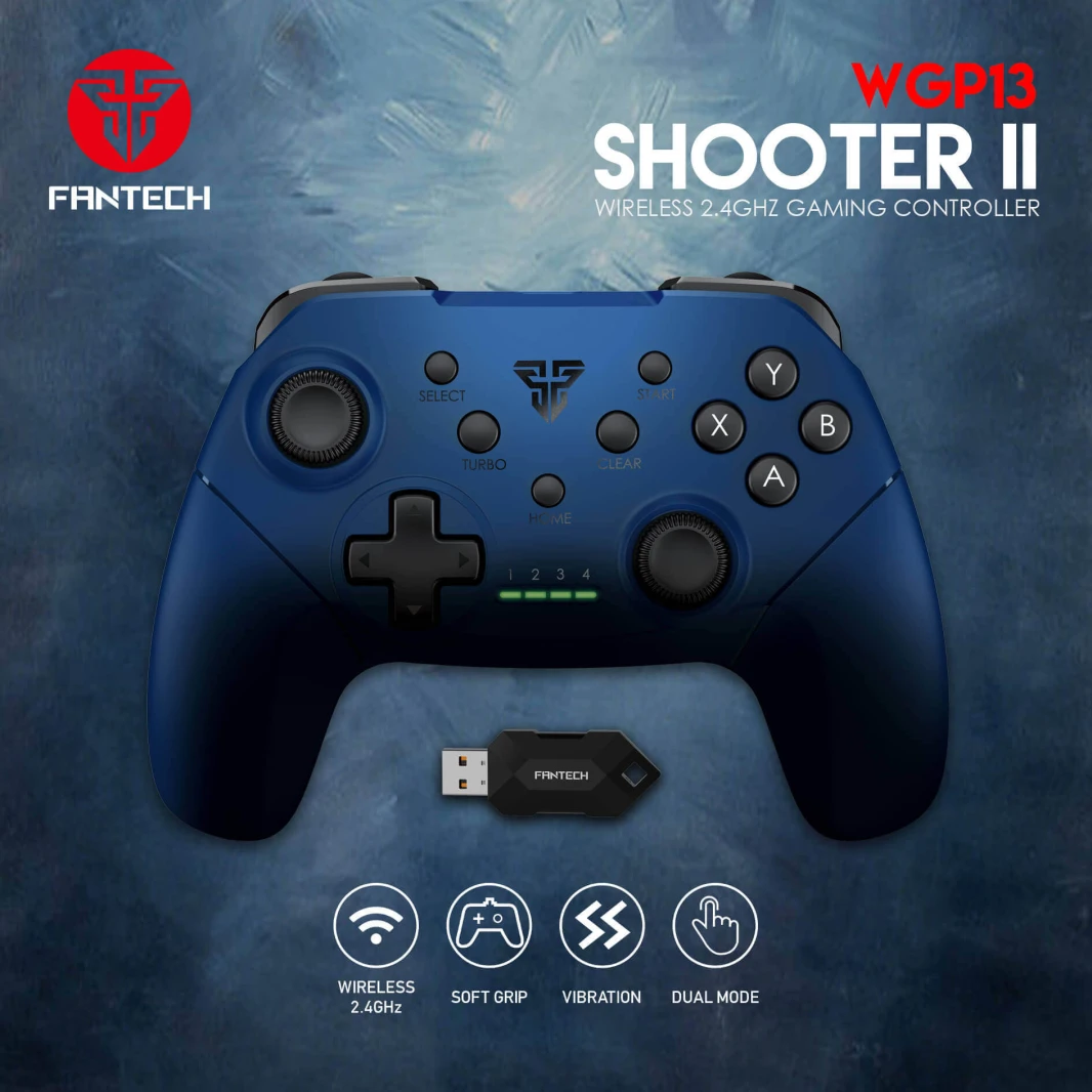 وحدة تحكم Fantech Shooter II WGP13 - الأزرق