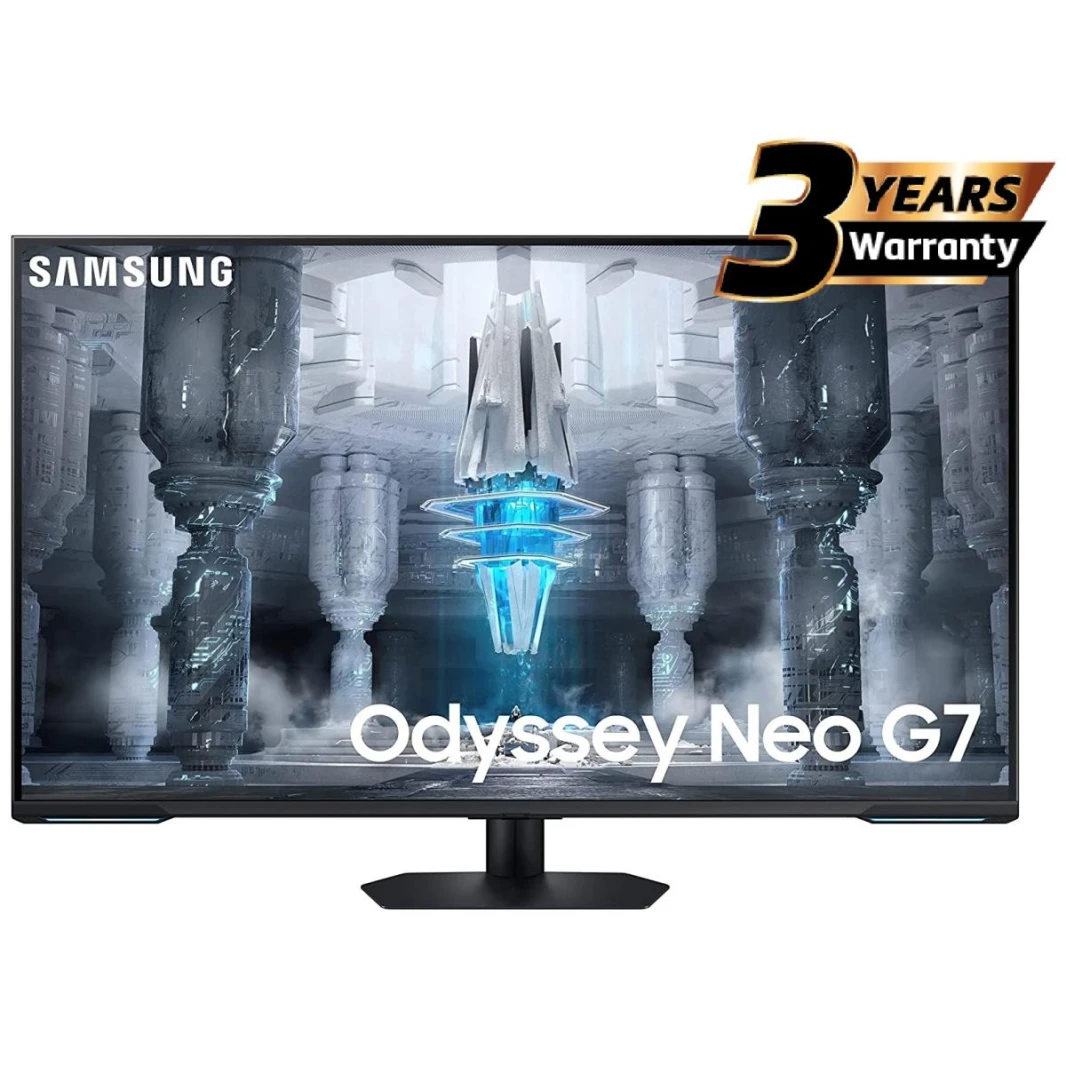 Samsung Odyssey Neo G7 43 "(CG700) SMART TIZEN 4K UHD Flat HDMI 2.1 Monitor ، VA Matrix Mini-LED ، 144Hz ، 1MS ، HDR10+، 10Bit ، 95 ٪ DCI Coverage ،