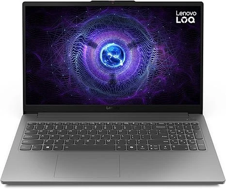 Lenovo LOQ 15IAX9E Gaming Laptop 15.6 "FHD 1920 X 1080 IPS 144Hz Intel Core I7-12650HX ، NVIDIA GEFORCE RTX 4050 6GB GDDR6 ، RAM 16GB DDR5 ، SSD 512GB NVME ،