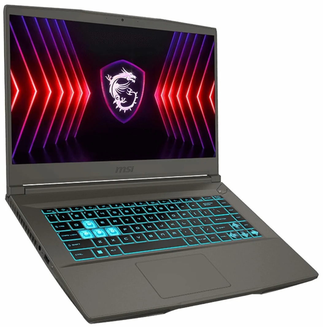 MSI Thin 15 B12ucx Intel® 12th Gen Core ™ I5-12450H ، 16GB DDR4 ، 512 NVME® SSD ، NVIDIA® GEFORCE ™ RTX 2050 4GB GDDR6 ، 15.6 IPS 1920 X 1080 (FHD) 144Hz