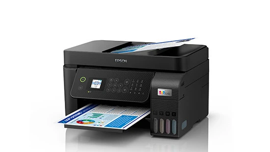 Epson EcoTank L5290 A4 Wi-Fi All-in-One Ink Tank Printer with ADF (The economical, multifunction EcoTank L5290, lets you print, scan, copy and fax with ease. Ideal for businesses, this printer comes w