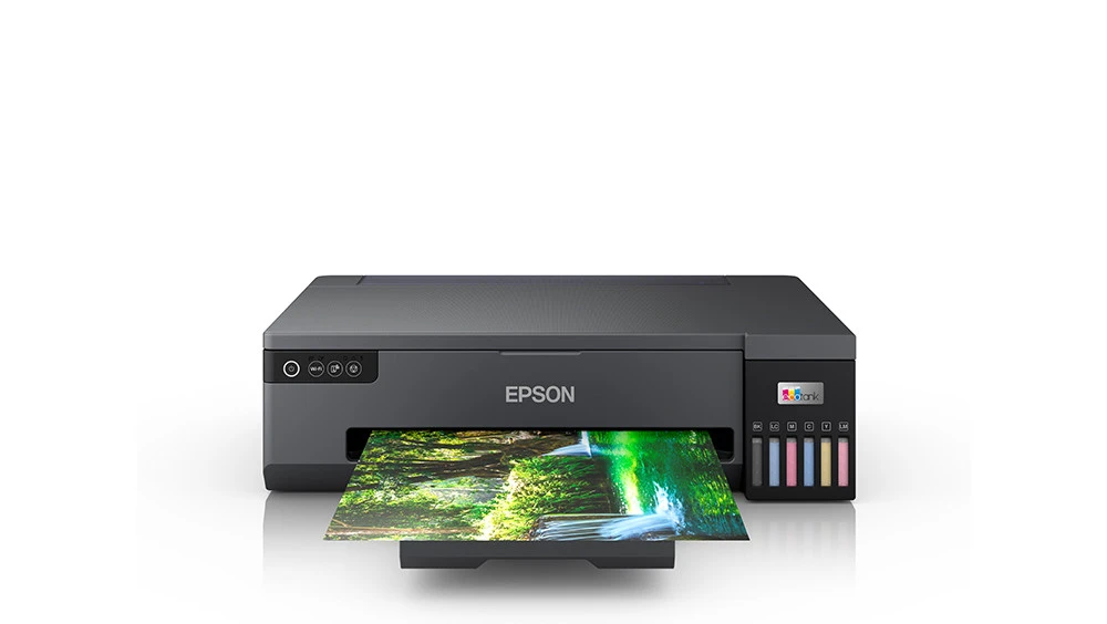 Epson Ecotank L18050 Ink Tank Printer (تعدد الاستخدامات تلبي طباعة صور عالية الجودة. تقديم حلول طباعة الصور غير المفعمة بالحيوية من حيث التكلفة ، درجة الحموضة ، درجة الحموضة المذهلة.
