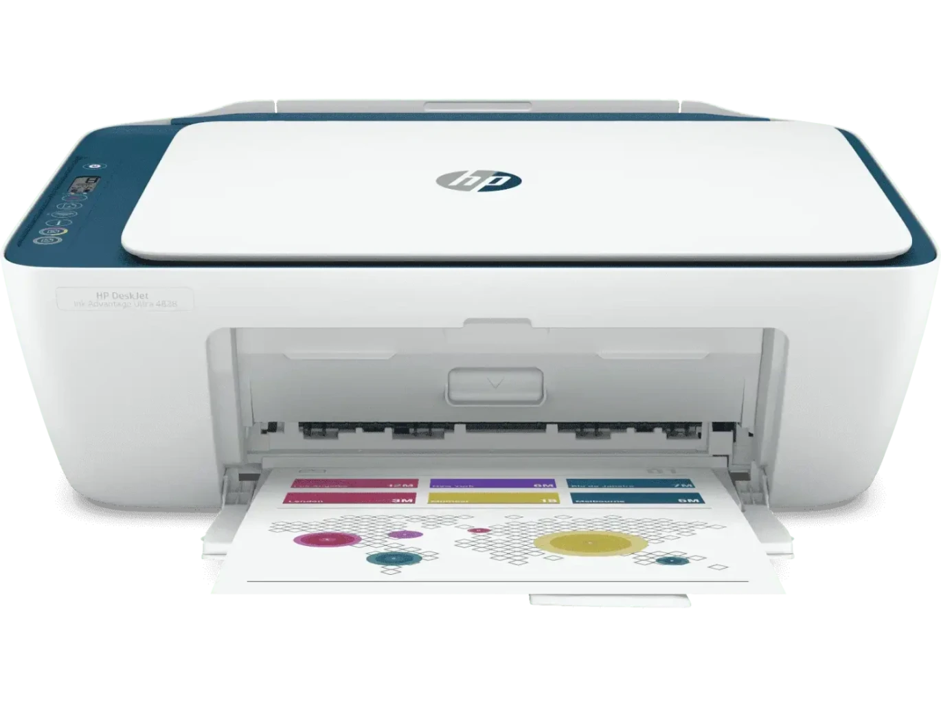 HP Deskjet Ink Advantage Ultra 4828 3-In-1 Inkjet Colored Printer With Wi-Fi