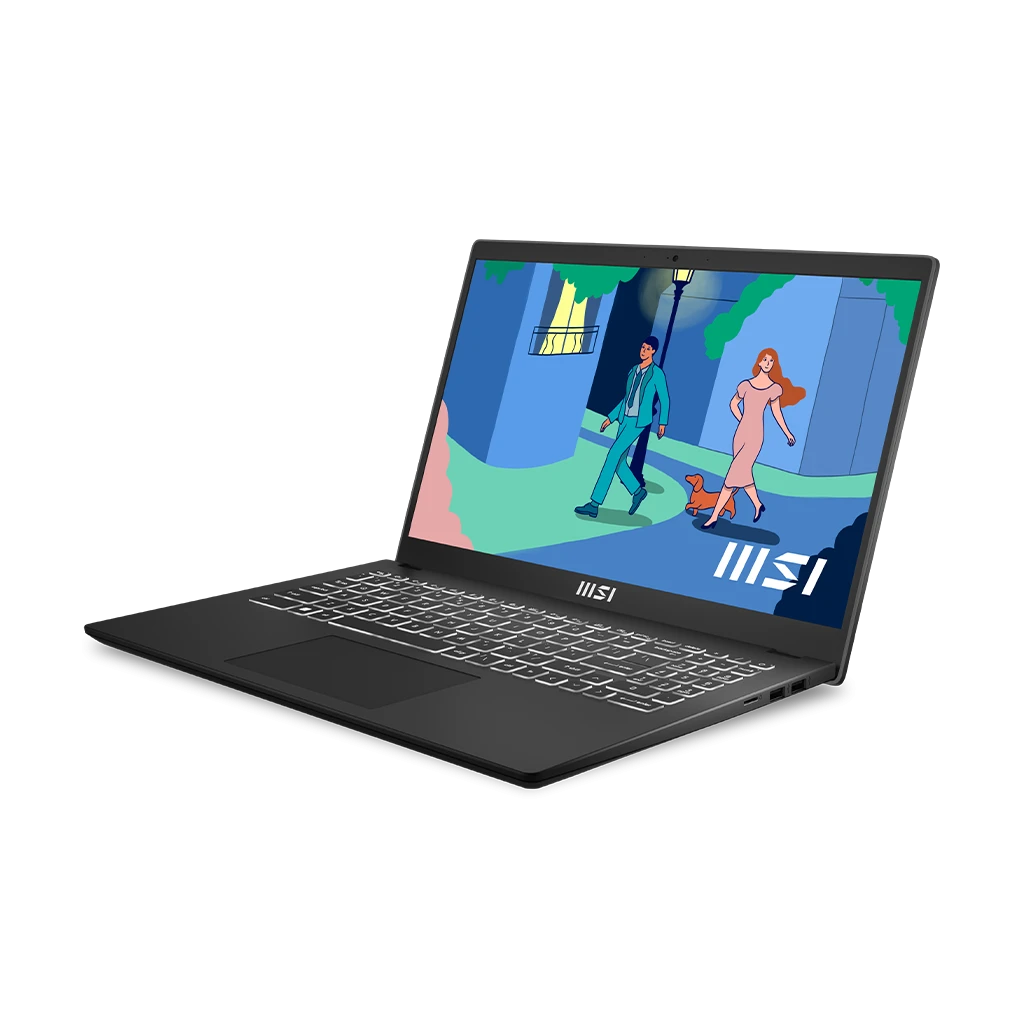 MSI Modern 15 C11m-046ae Business Business Laptop-11th Gen / Intel Core I3-1115g4 / 14.0inch FHD / 256GB SSD / 8GB DDR4 / مشترك في Intel UHD Graphics / Windows 11 / English & Aboard