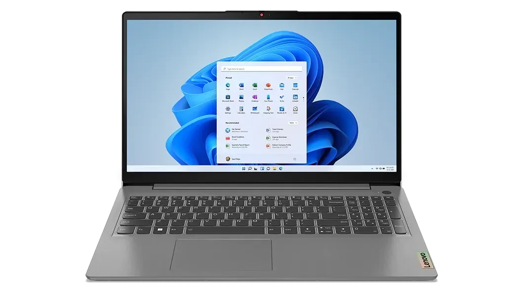 Lenovo IdeaPad 3 15IAU7 Intel® 12Th Gen Core™ I7-1255U, 8GB DDR4 RAM, 512GB NVMe® SSD, Intel® Iris™ Xe Graphics, 15.6 IPS 1920 x 1080 (FHD), Windows 11 Pro - Arctic Grey