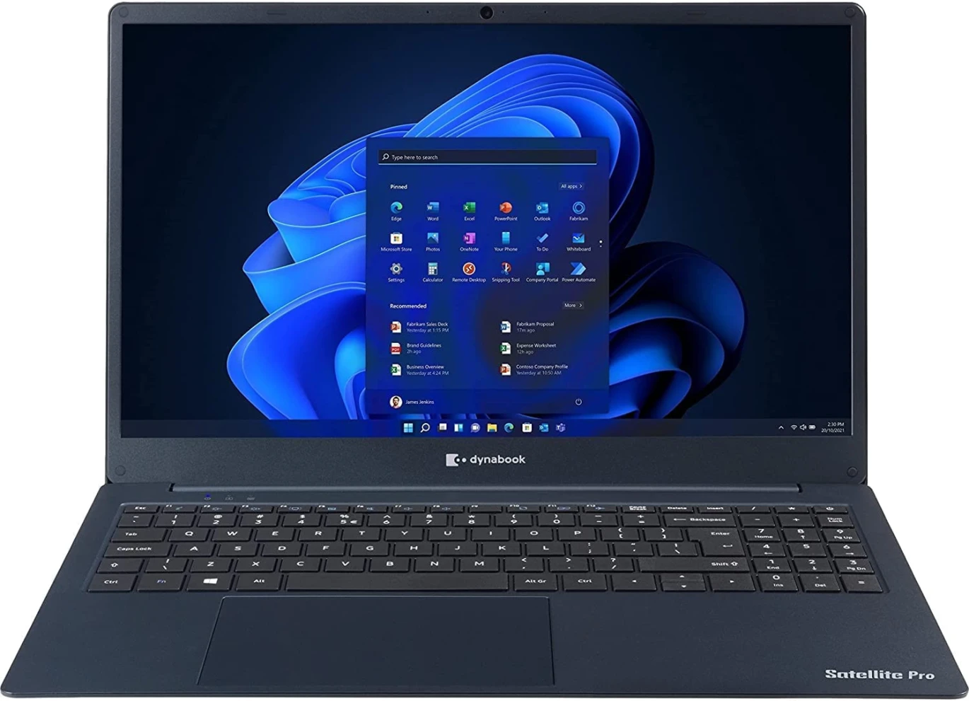 Dynabook Satellite Pro C50-J-12R inte® 11th Gen Core I5-1135G7 ، 16 GB DDR4 ، 256 GB NVME® SSD ، Intel® IRIS® XE Graphics ، 15.6 TN 1366 x 768 (HD) ، Windows 10 Pro-Dark Blue Pro-