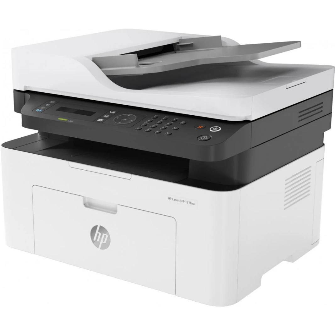 HP LASER MFP 137FNW All-in-One Laser Printer مع Wi-Fi ، Feeder Network Residen