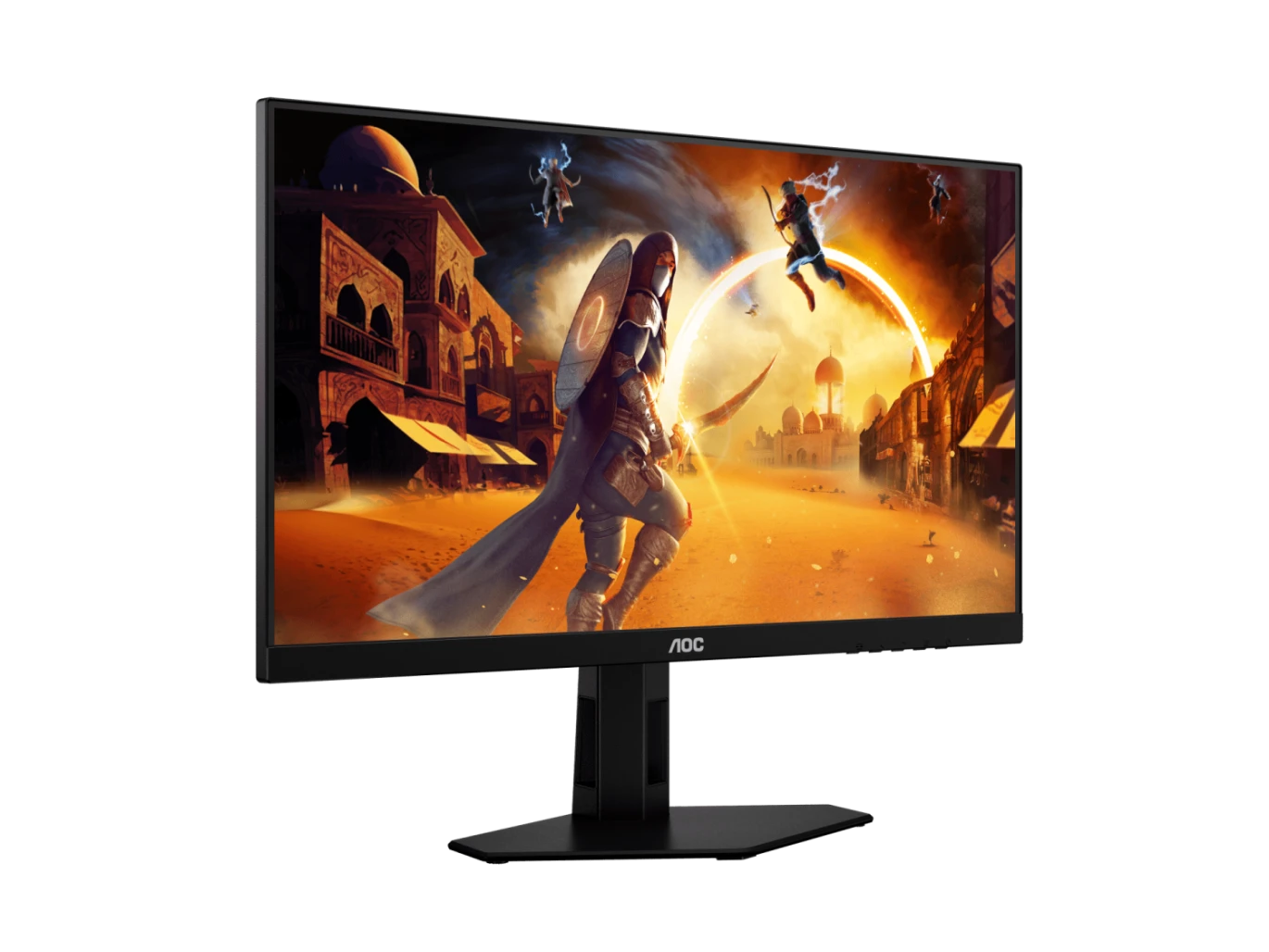 AOC 27G4E 27 "1920 × 1080 (FHD) IPS 180Hz .05MS HDMI 2.0 \ DP 1.4 شاشة مسطحة مع HDR10 ، المزامنة التكيفية - الأسود