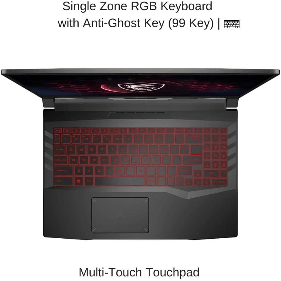 MSI Pulse GL66 12UEK-1239XAE 15.6 "2K QHD 165Hz ، I9-12900H ، RTX ™ 3060 محمول GPU 6GB GDDR6 ، 32 GB 3200MHz RAM ، 512GB PCIE SSD ، Windows 11 Original