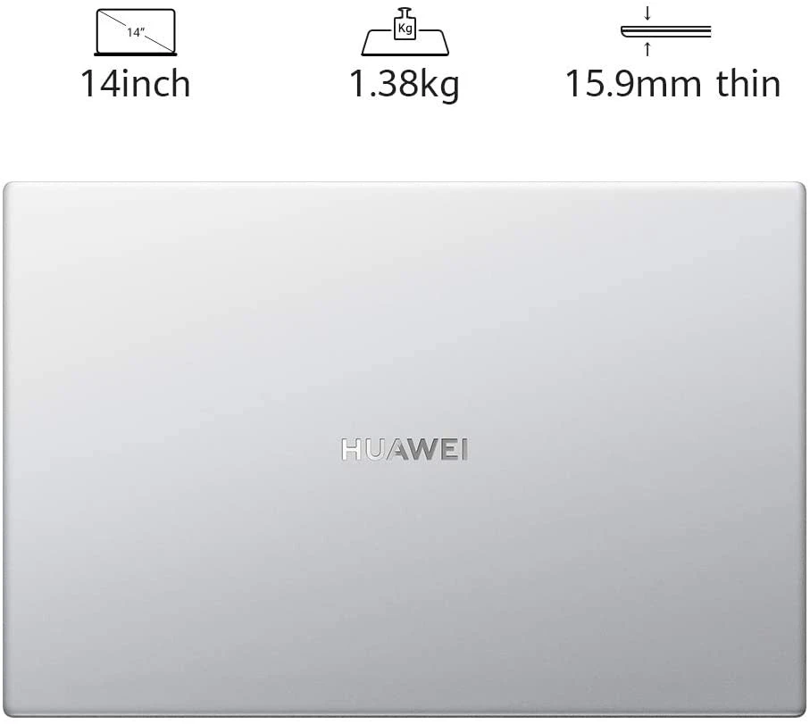 Huawei Matebook D14 (2021) Inte® 11Th Gen Core I5-1135G7 , 8 GB LPDDR4X , 512 GB NVMe® SSD , Intel® Iris® Xe Graphics , 14 IPS 1920 x 1080 (FHD), Windows 10 Home - Silver