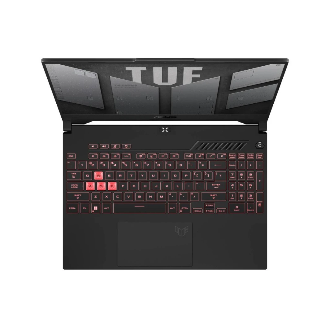 كمبيوتر محمول ASUS TUF Gaming A15 ، Ryzen ™ 9 7940HS ، 1 تيرابايت SSD ، 32 DDR5 ، RTX 4070 8GB DDR6 144Hz الجرافيت الأسود 2023
