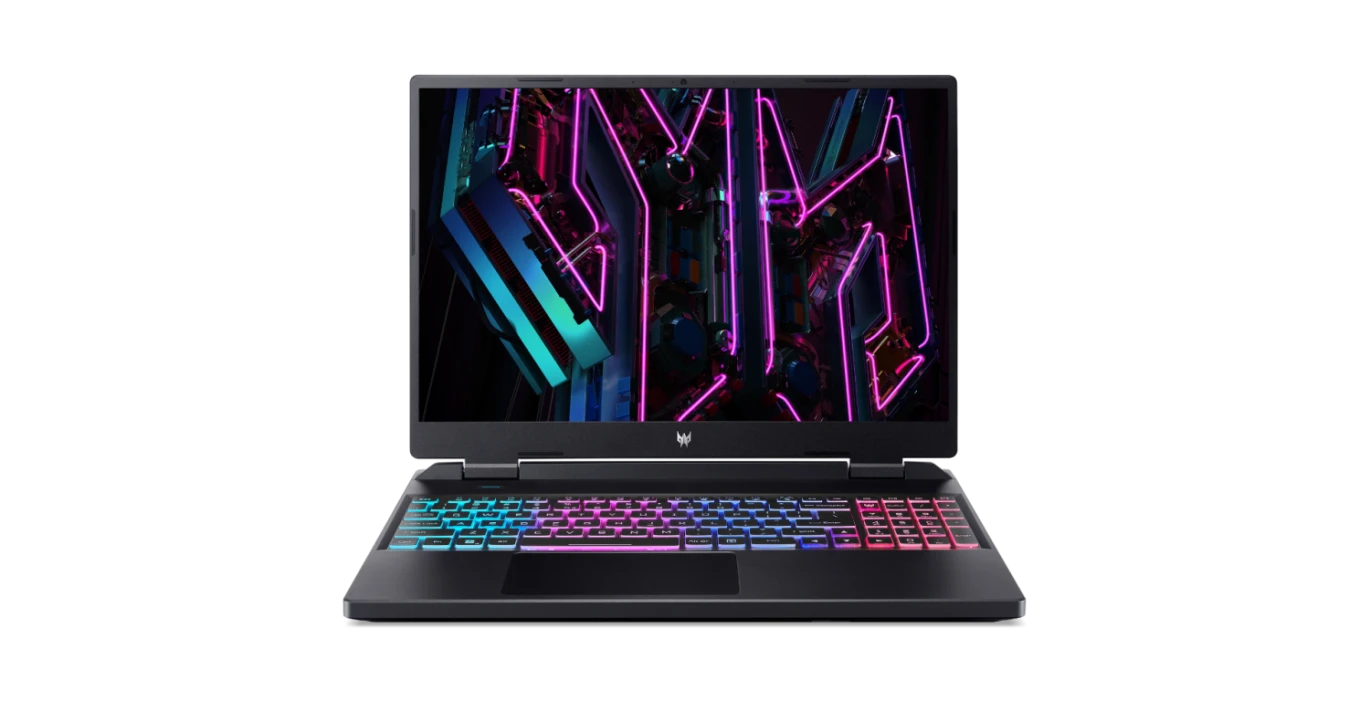 Acer Predator NEO 16 PHN16 Intel® 13th Gen Core ™ I7-13700HX ، 16GB RAM DDR5 ، 512GB NVME® SSD ، NVIDIA® GEFORCE ™ RTX 4050 6GB GDDR6 ، 16 IPS 1920 × 1200 (WUXGA) 165HZ 3MS ، Windows 11 Pro