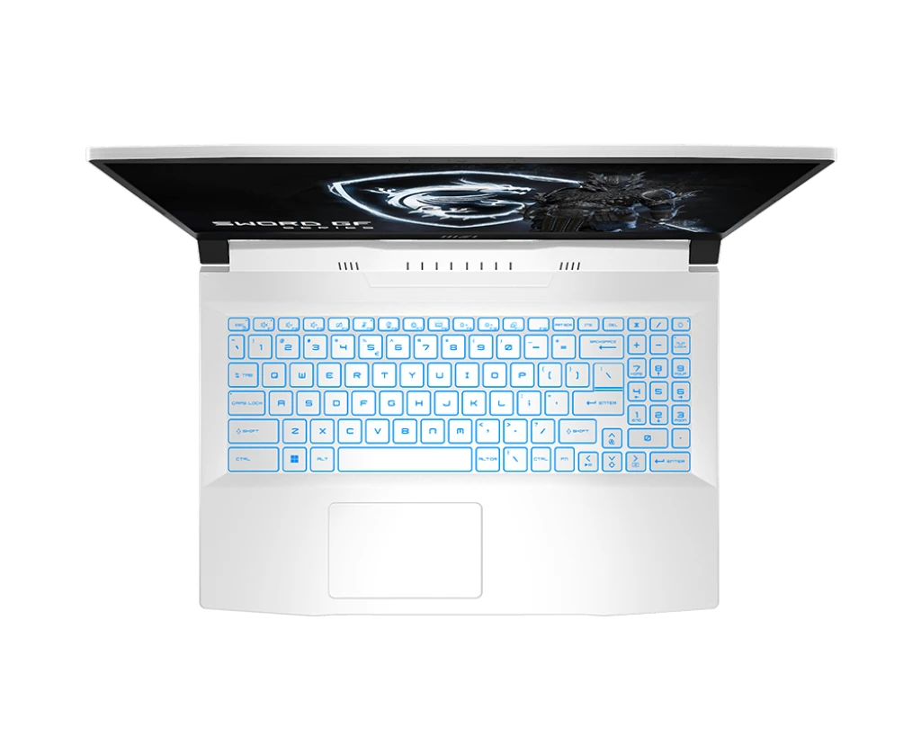 MSI Sword 15 A12UE Intel® 12Th Gen Core™ I7-12650H, 16GB DDR4, 1TB NVMe® SSD, Nvidia® Geforce™ RTX 3060 6 GB GDDR6, 15.6 IPS 1920 x 1080 (FHD) 144Hz, Windows 11 Home - White