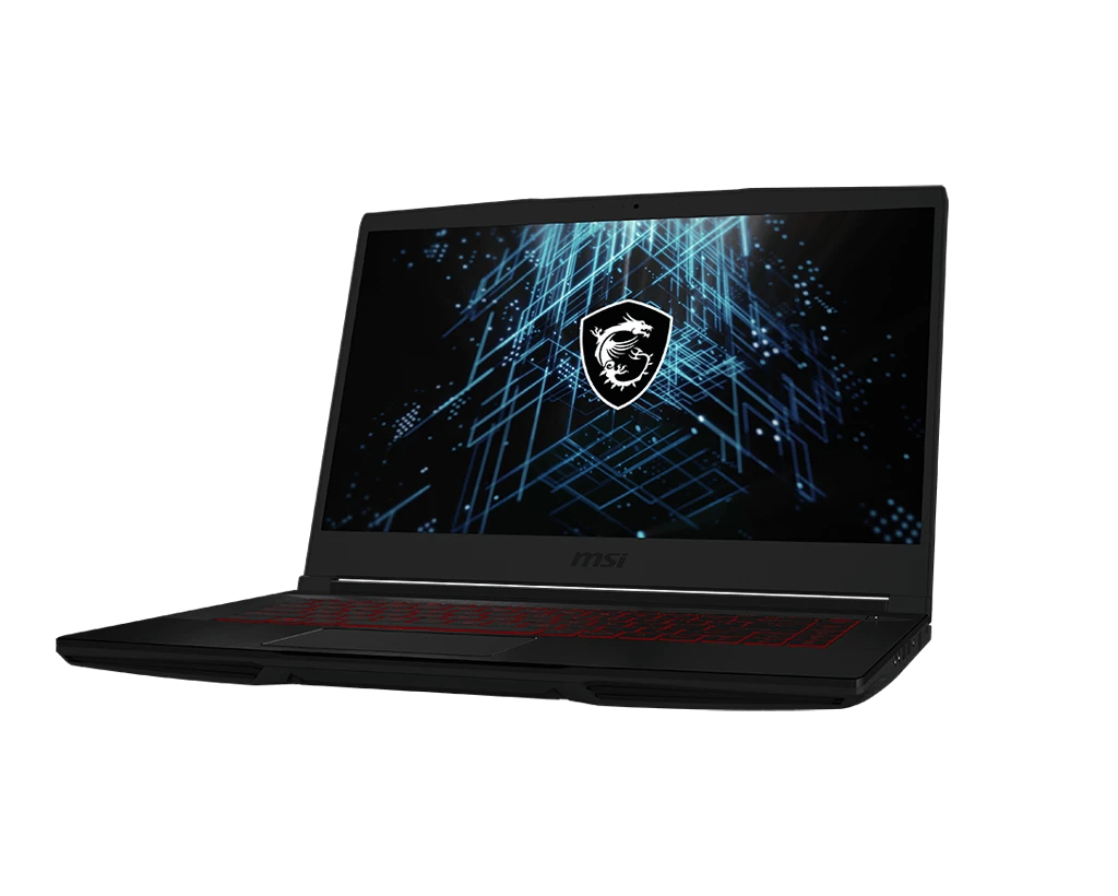 MSI GF63 Thin 11SC Intel® 11Th Gen Core™ I5-11400H, 8GB DDR4, 256 GB NVMe® SSD, Nvidia® Geforce™ GTX 1650 4 GB GDDR5, 15.6 IPS 1920 x 1080 (FHD) 60Hz 25ms, Windows 11 Home - Black