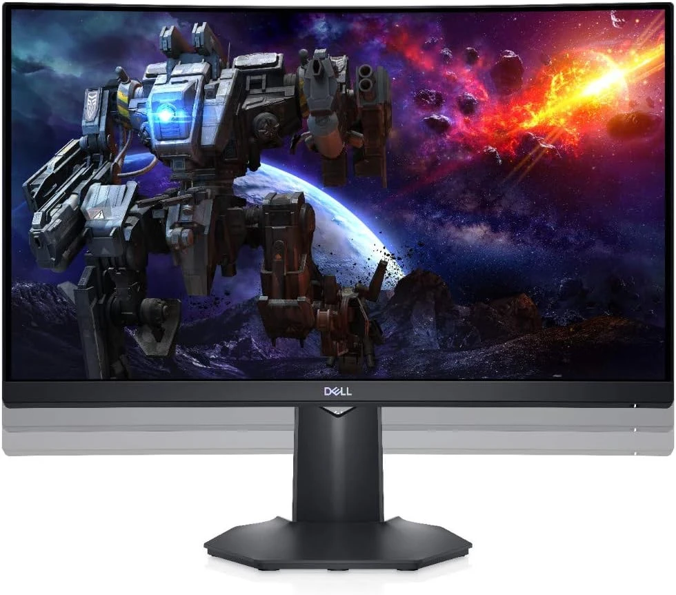 Dell S2422HG 23.6 "1920 × 1080 (FHD) VA 165Hz 1MS HDMI 2.0 \ DP 1.2 ، شاشة الألعاب المنحنية مع AMD Freesync Premium