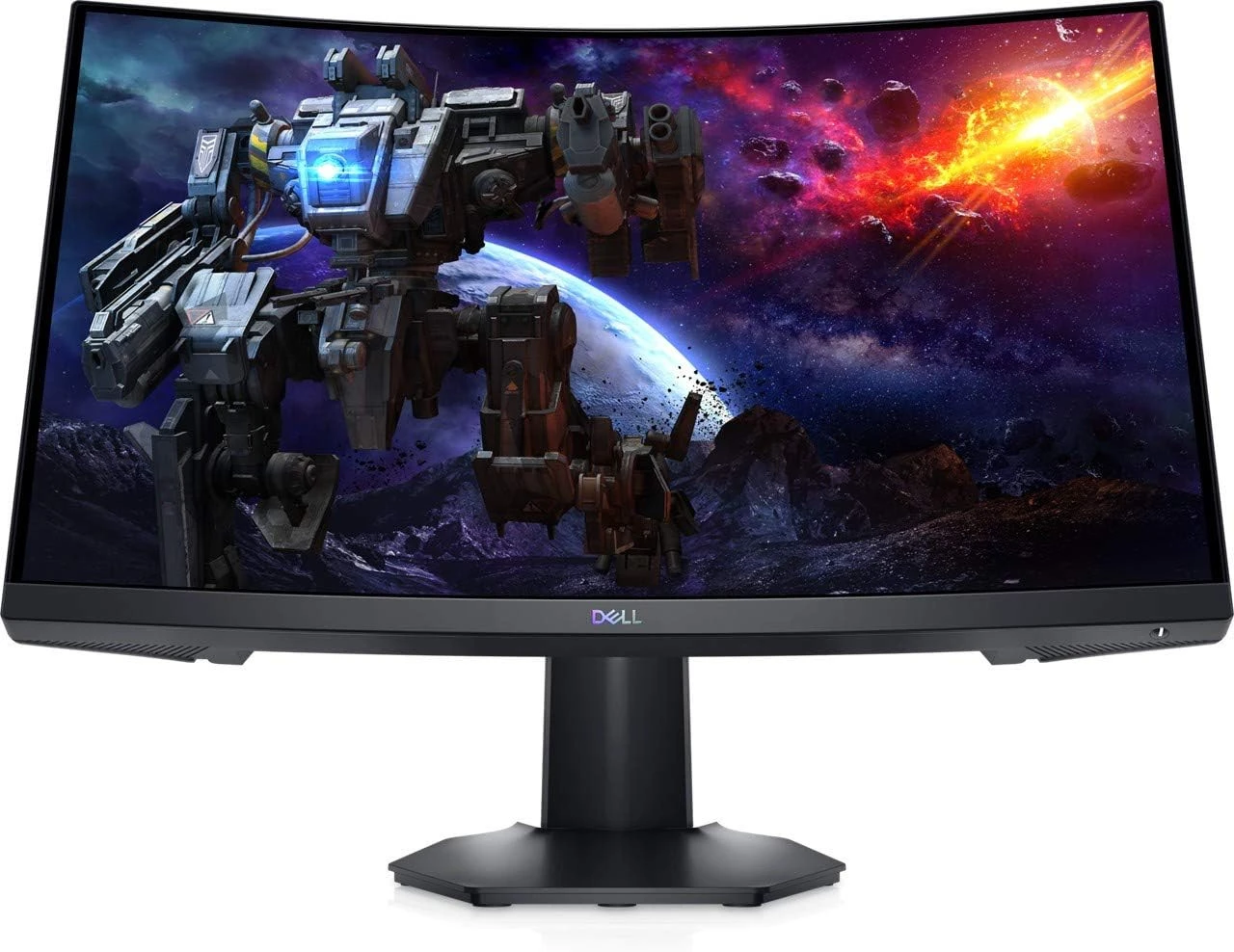 Dell S2422HG 23.6 "1920 × 1080 (FHD) VA 165Hz 1MS HDMI 2.0 \ DP 1.2 ، شاشة الألعاب المنحنية مع AMD Freesync Premium