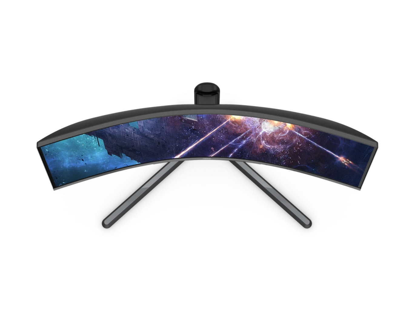 AOC CU34G3S 34 "3440 × 1440 (WQHD) VA 165Hz 1MS HDMI 2.0 \ DP 1.4 ، شاشة ألعاب USB محور مع AMD FREESYNC قبل التعديل (تعديل الارتفاع والتدوير)
