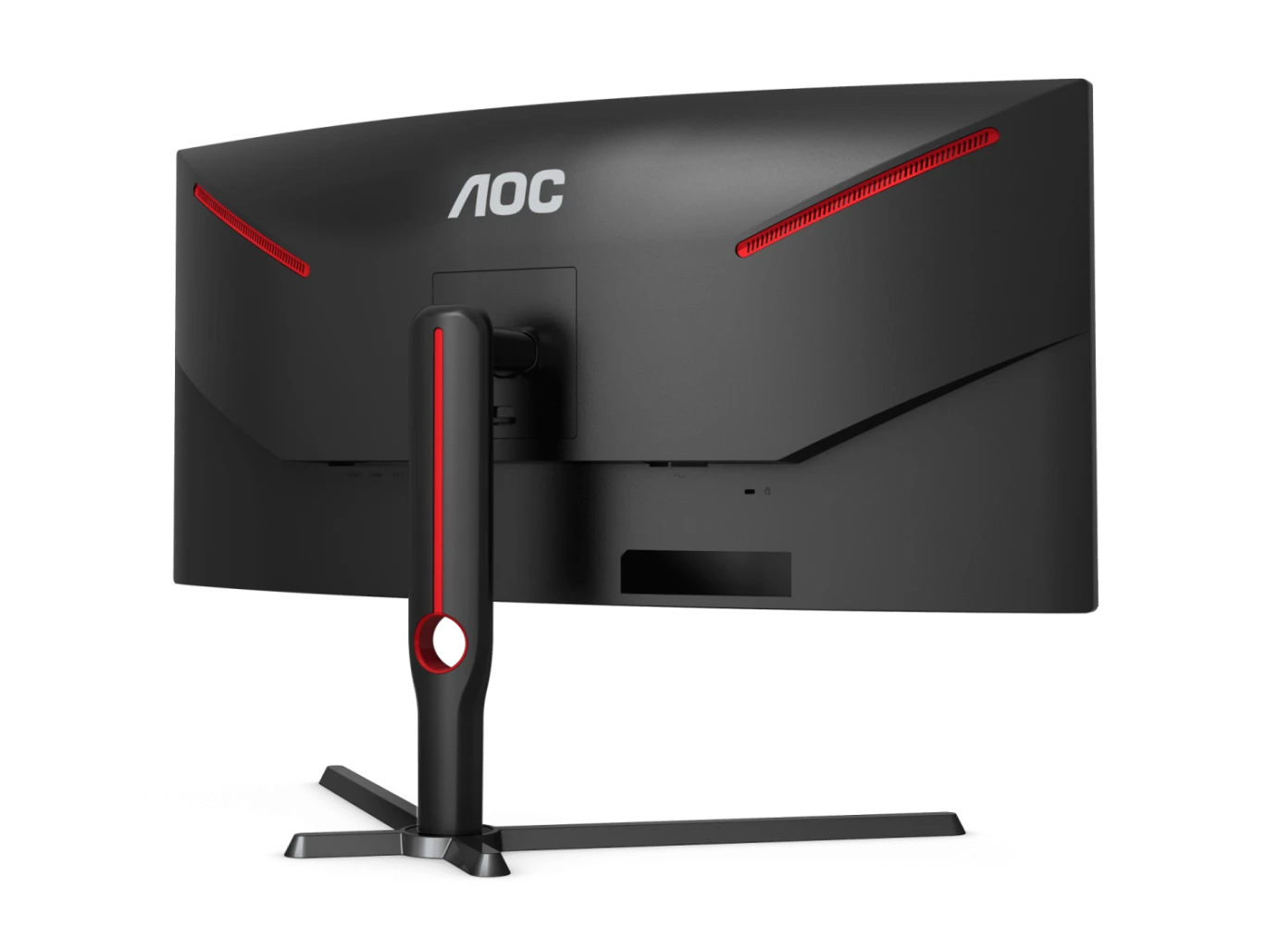 AOC CU34G3S 34 "3440 × 1440 (WQHD) VA 165Hz 1MS HDMI 2.0 \ DP 1.4 ، شاشة ألعاب USB محور مع AMD FREESYNC قبل التعديل (تعديل الارتفاع والتدوير)